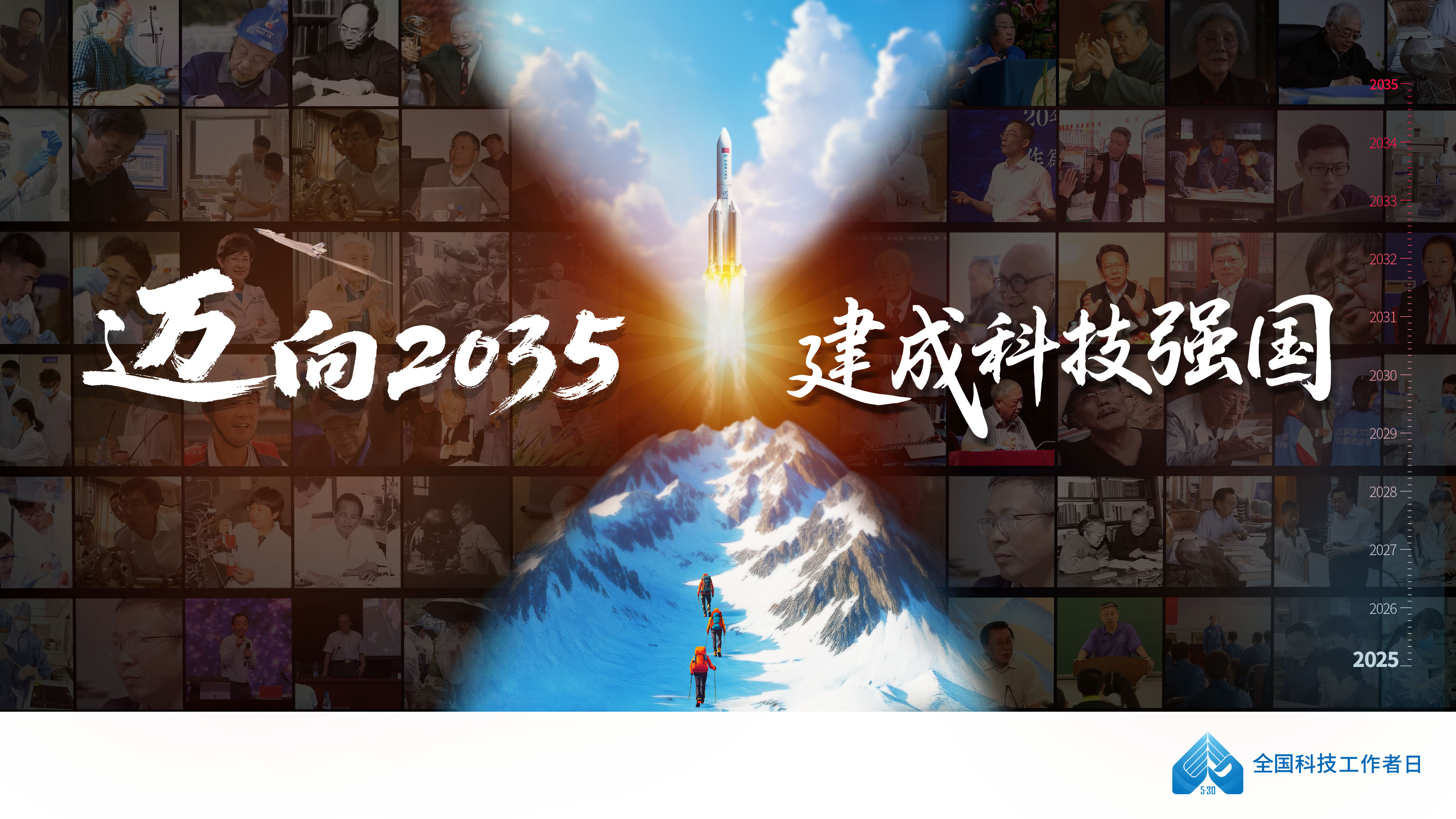 5·30丨2025年全国科技工作者日宣传片、海报来了-科技处