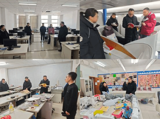 我校开展寒假前实习实训室安全专项检查